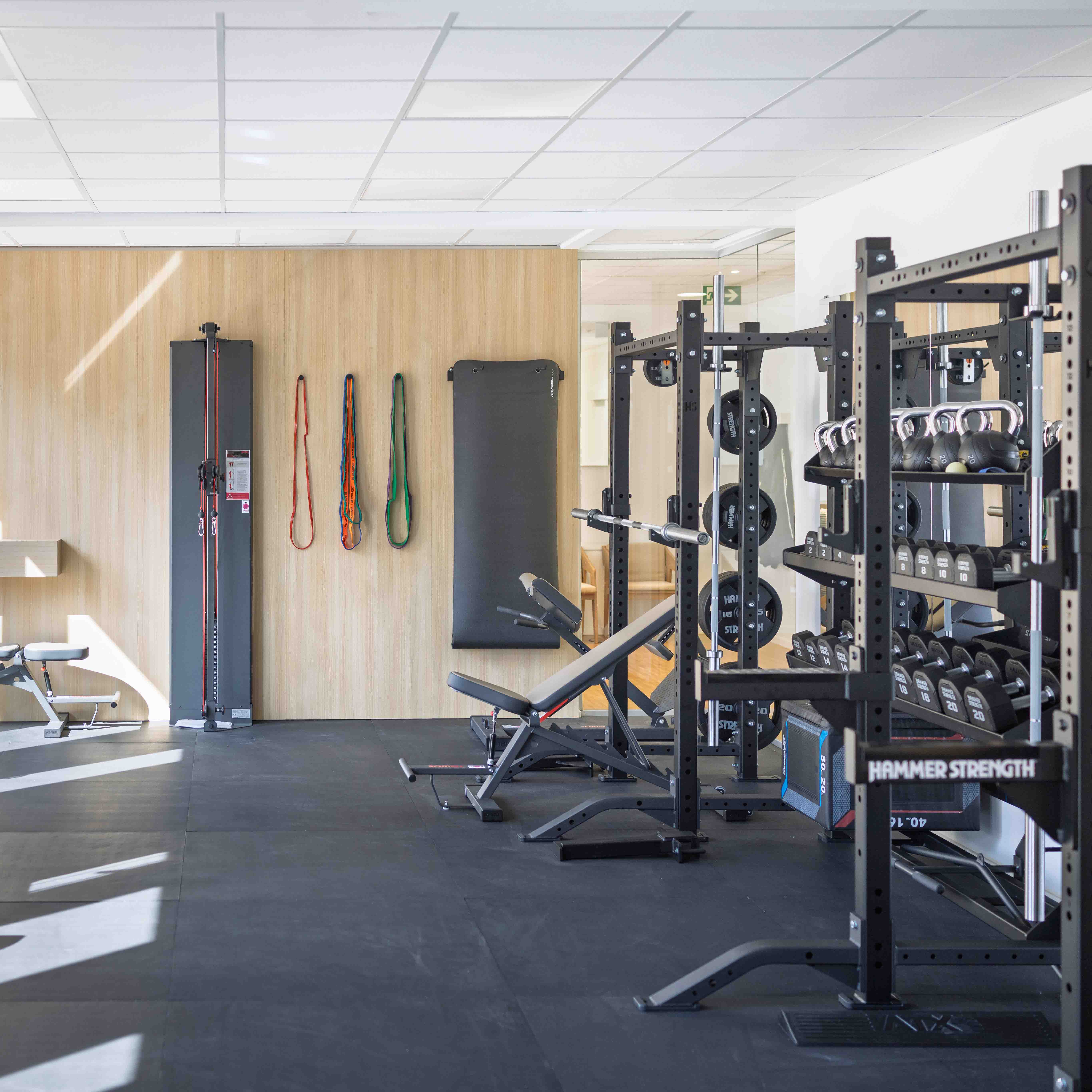 Trainingsfläche Physiotherapie Herrmann & Reiner München